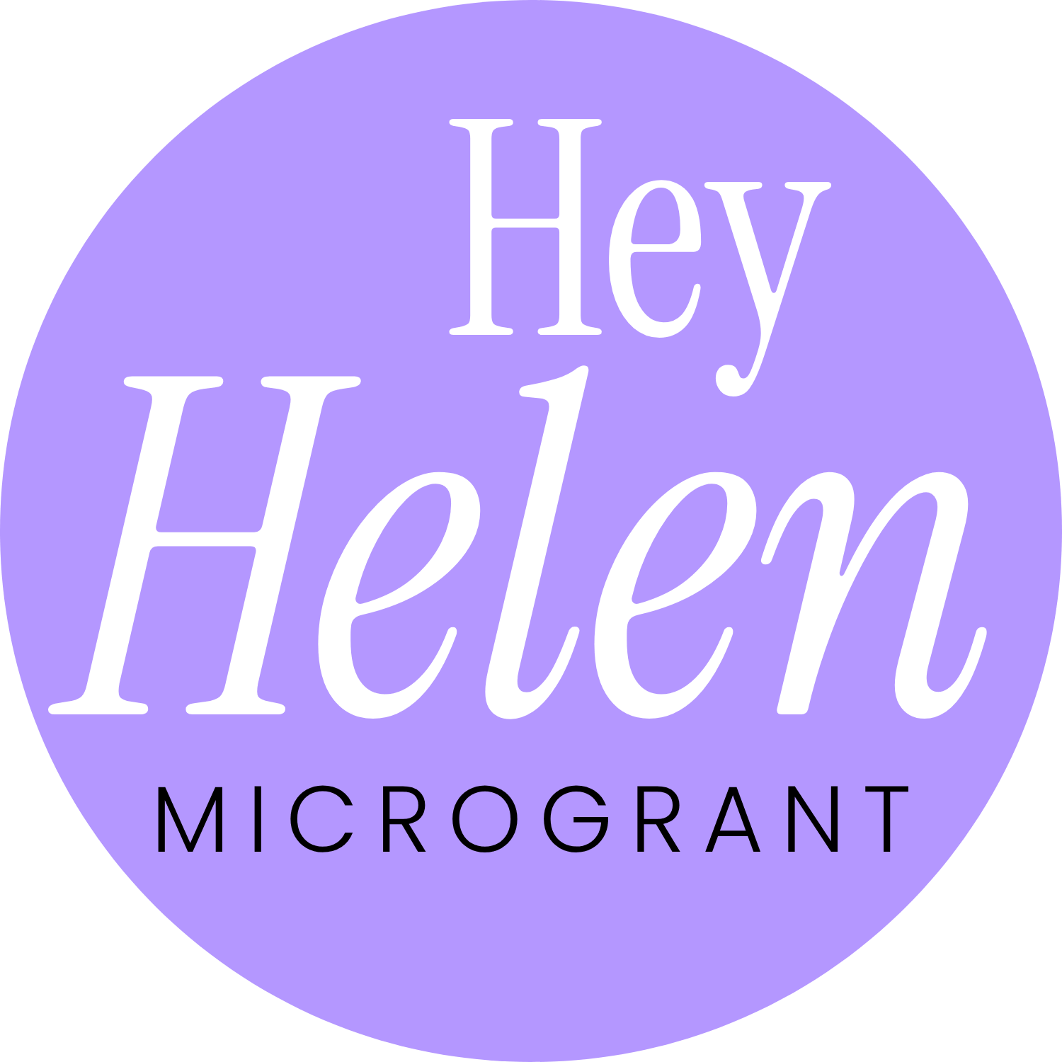 hey Helen microgrant