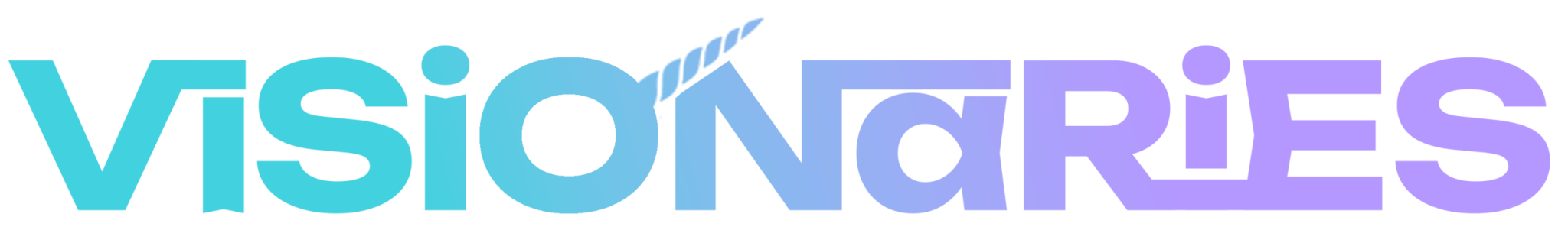 visionaries logo long blue gradient